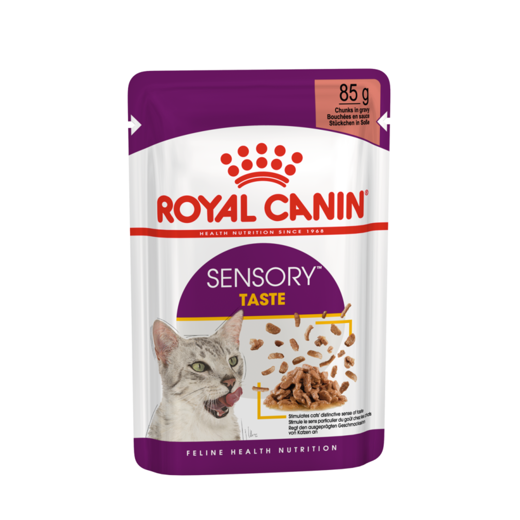 Royal Canin Sensory Taste in Gravy Cat Wet Food, 85g, box of 12