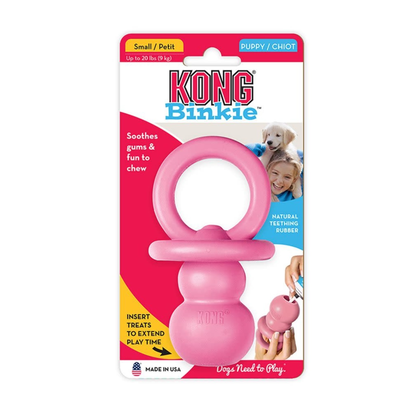 KONG Puppy Binkie Dog Toy