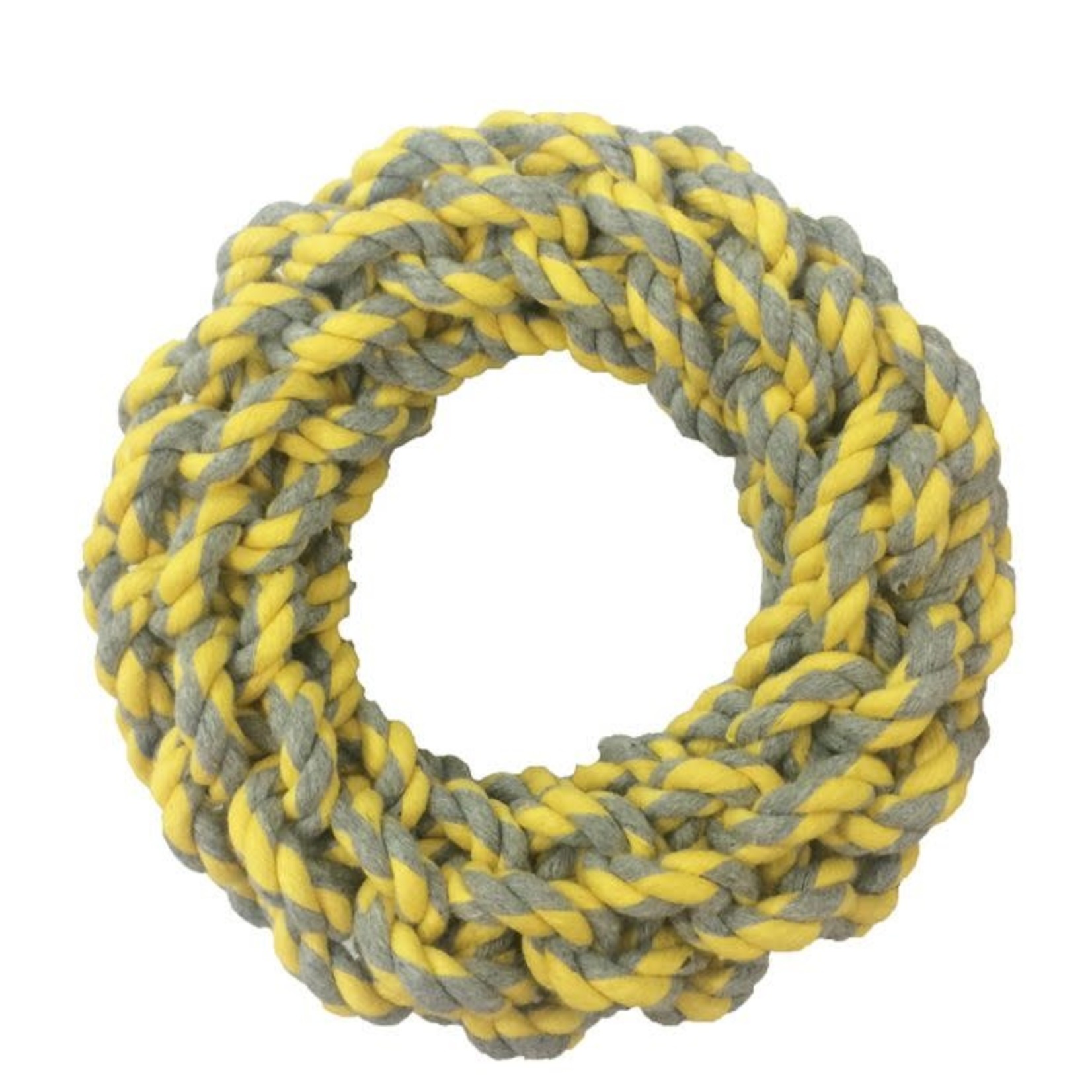 Happy Pet Little Rascals Rope Ring Dog Toy, Large 20cm