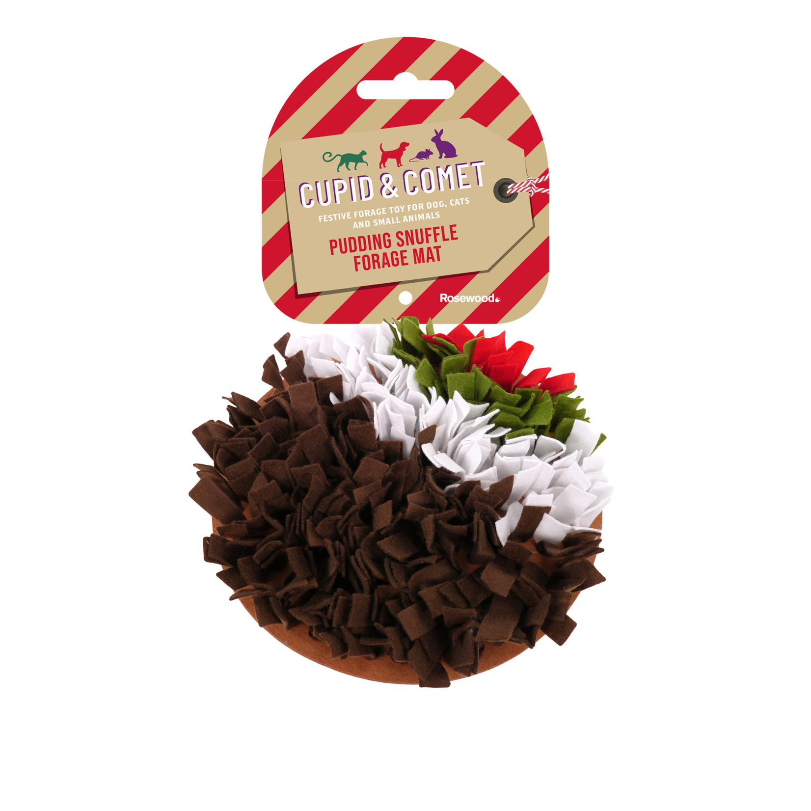 Rosewood Christmas Pudding Snuffle Small Animal Forage Mat