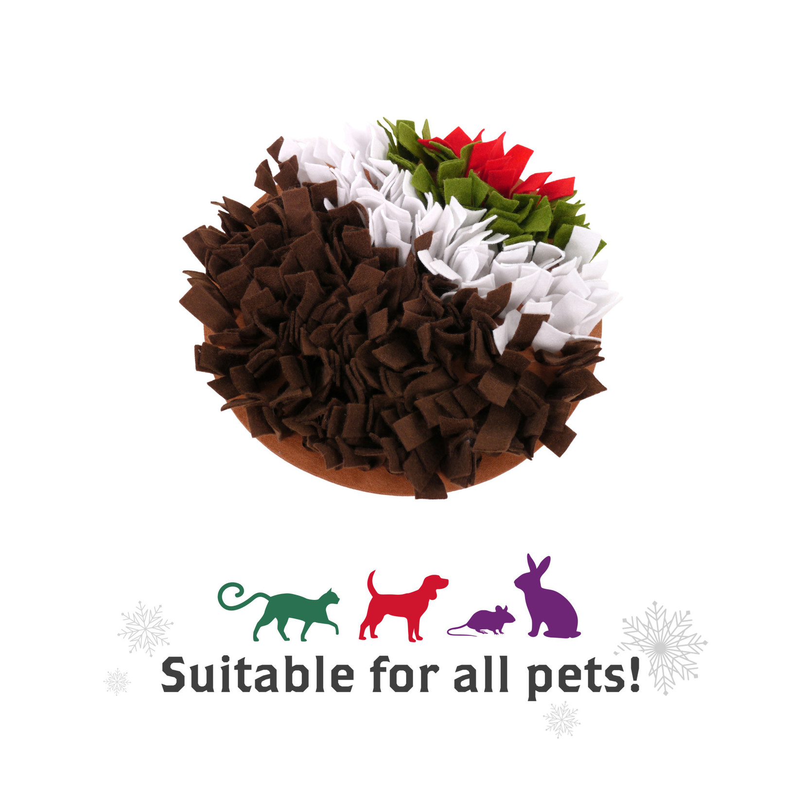 Rosewood Christmas Pudding Snuffle Small Animal Forage Mat