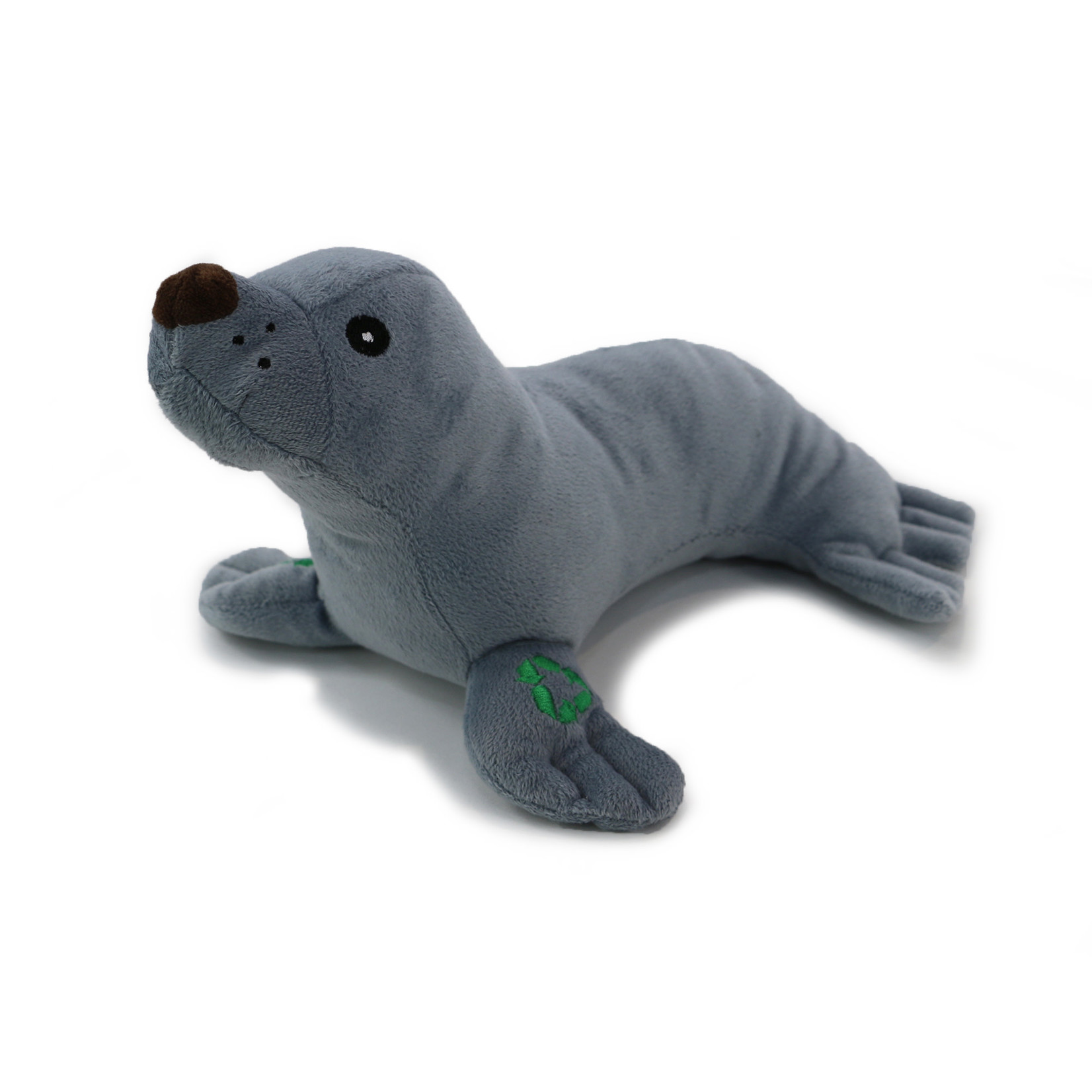 Ancol Seal Cuddly Dog Toy Made from Recycled Materials, 24cm