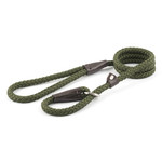 Ancol Heritage Nylon Rope Slip Dog Lead, Green