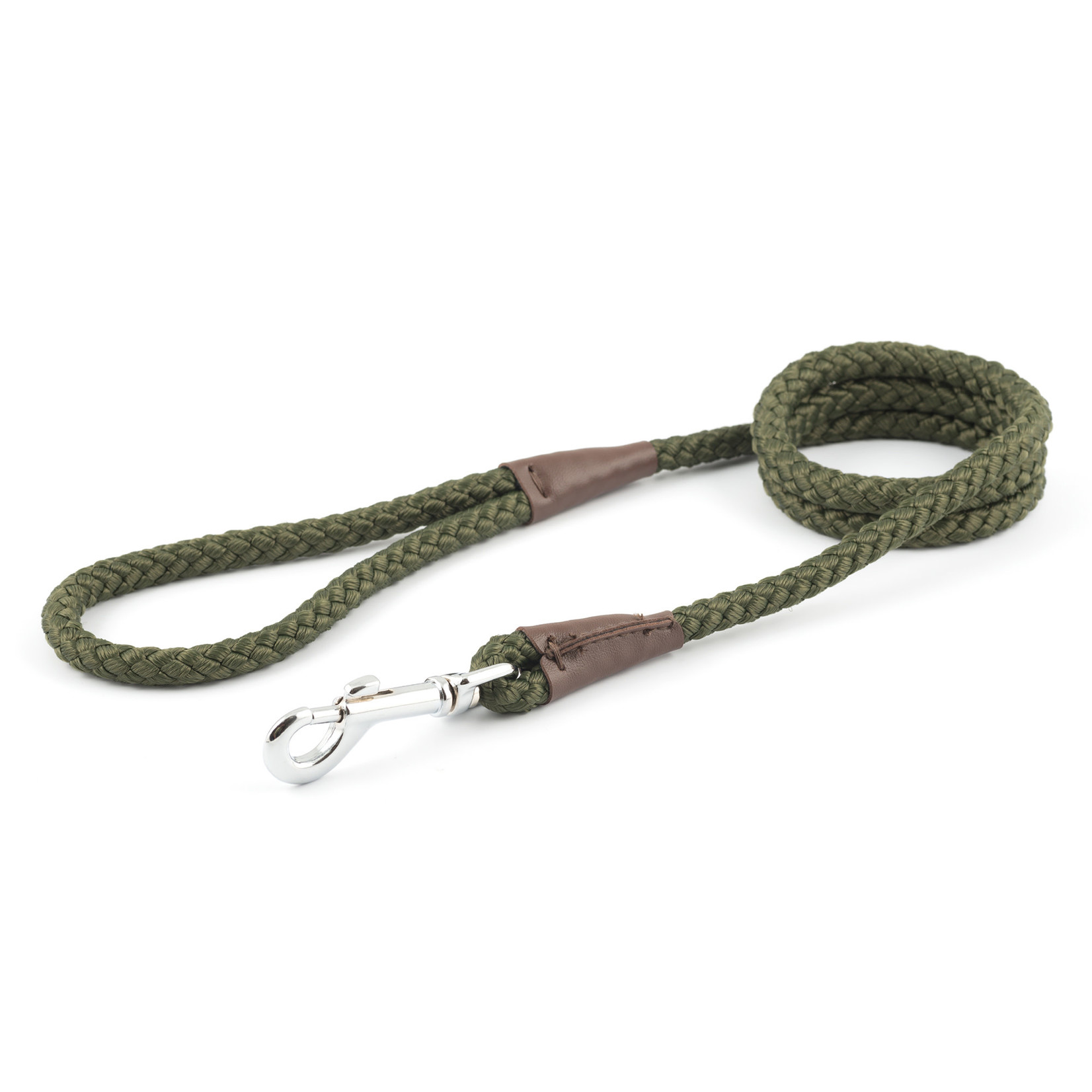 Ancol Heritage Nylon Rope Dog Lead, Green