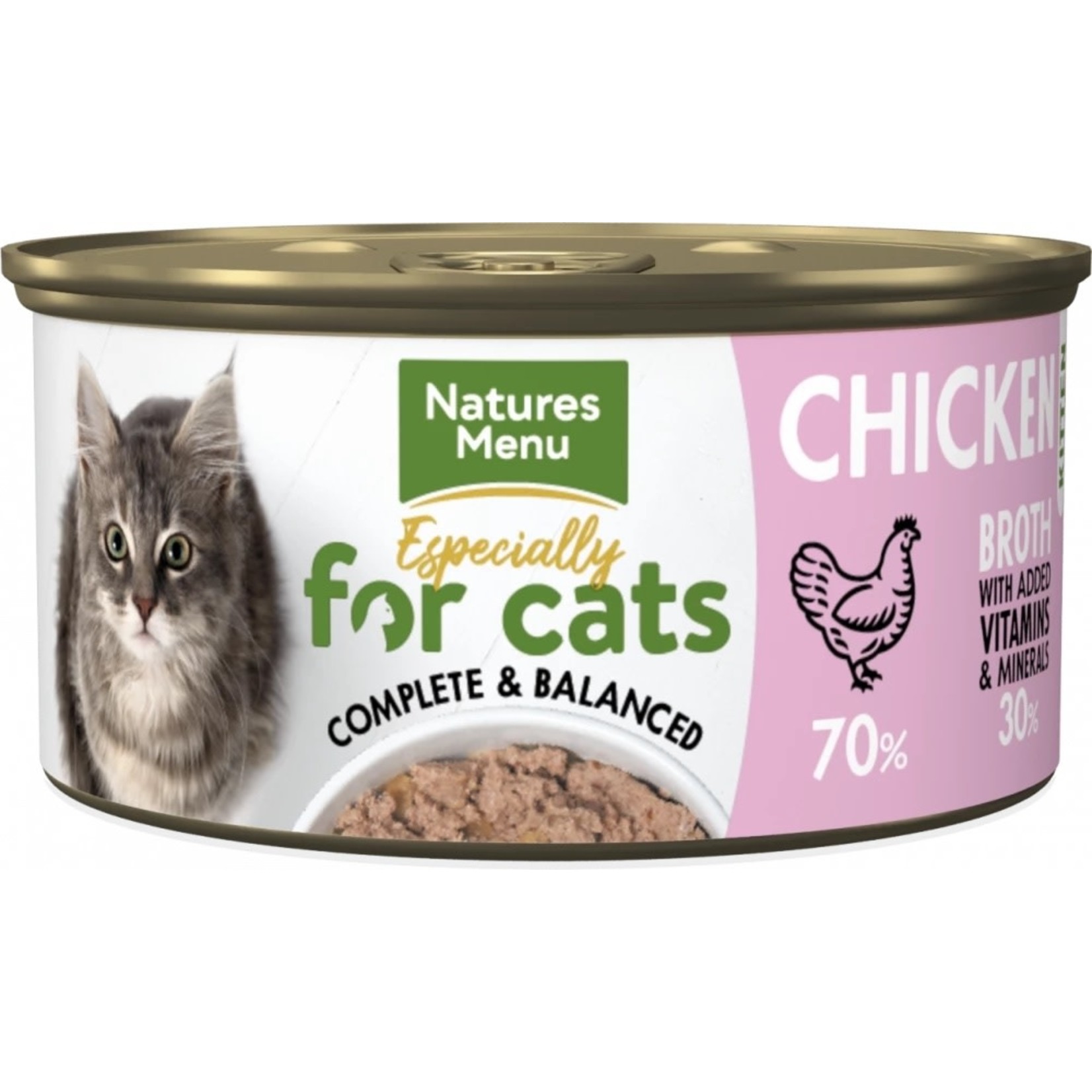 Natures Menu Especially for Cats Kitten Wet Food Can, Chicken, 85g