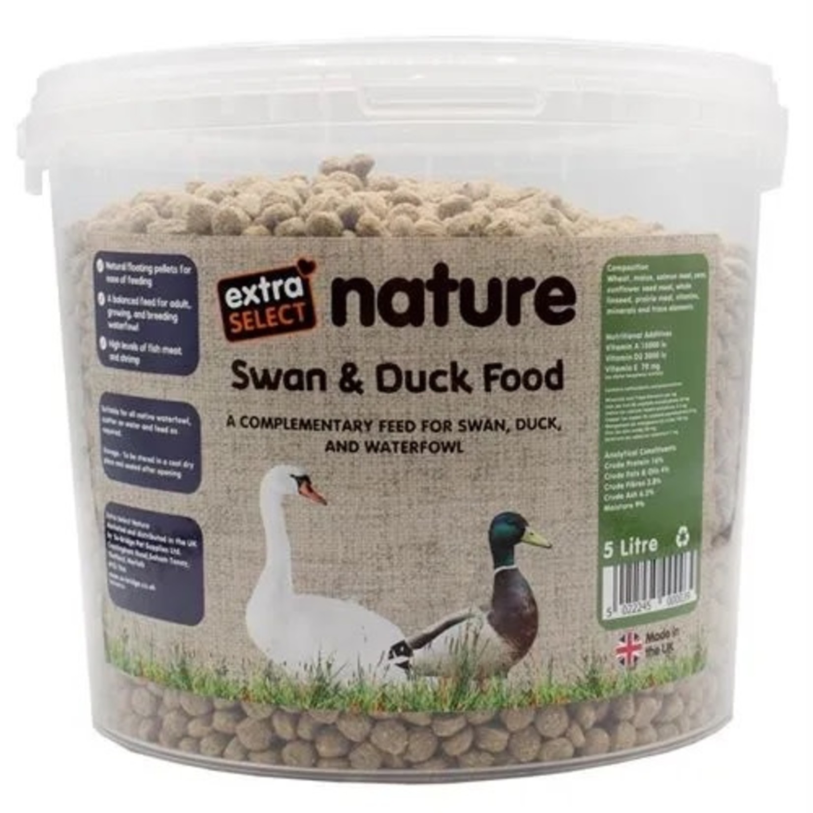 Extra Select Swan & Duck Food, 1 litre