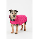 Coastal Collection Raspberry Quilted Dog Coat