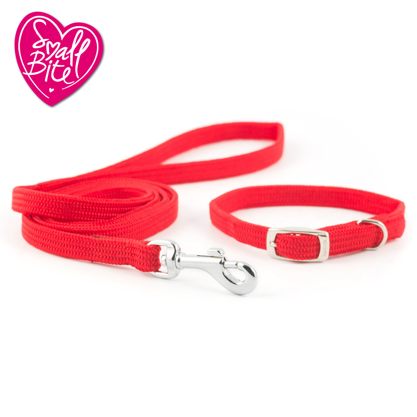 Ancol Small Bite Softweave Collar & Lead Set For Puppies & Small Dogs