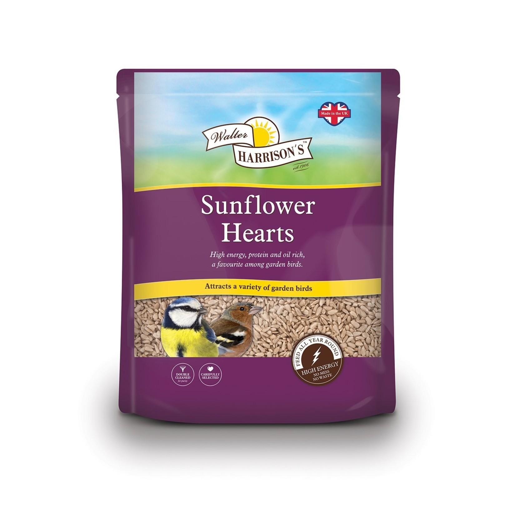 Harrisons Sunflower Hearts Wild Bird Seed, 4kg