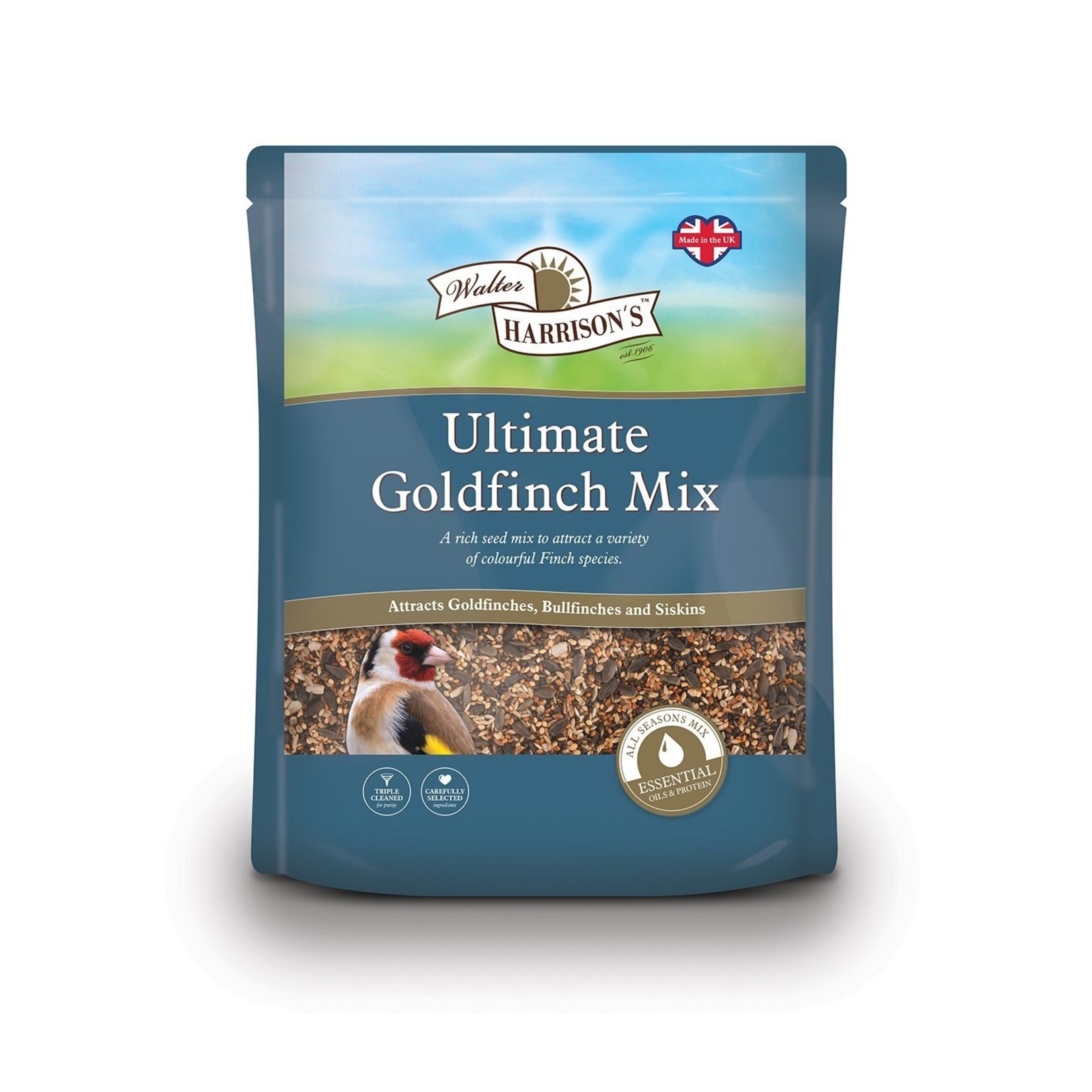 Harrisons Ultimate Goldfinch Mix Wild Bird Seed, 2kg
