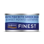Fish4Dogs Finest Wet Dog Food White Fish with Sweet Potato & Green Bean, 85g can