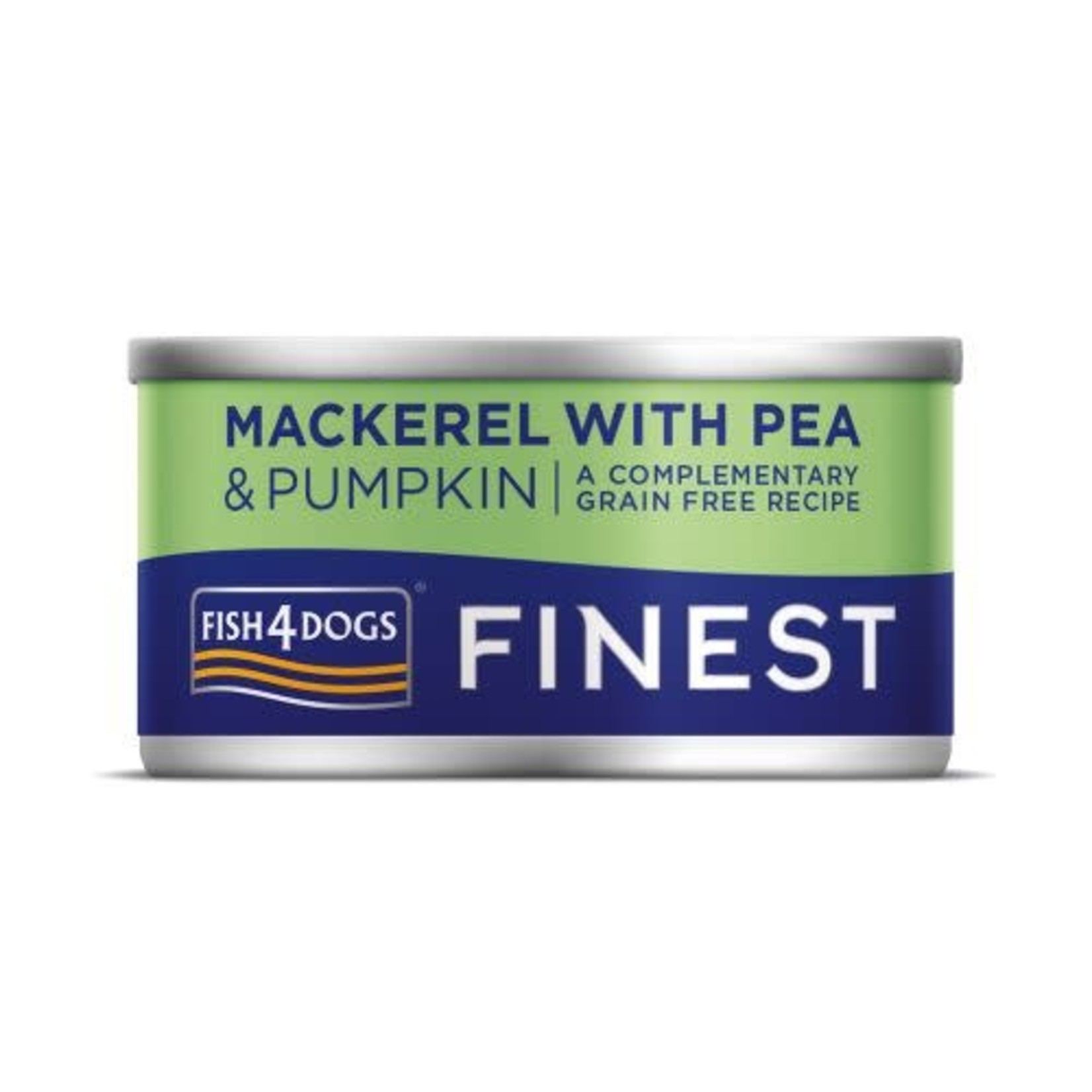 Fish4Dogs Finest Wet Dog Food Mackerel with Pumpkin & Pea, 85g can