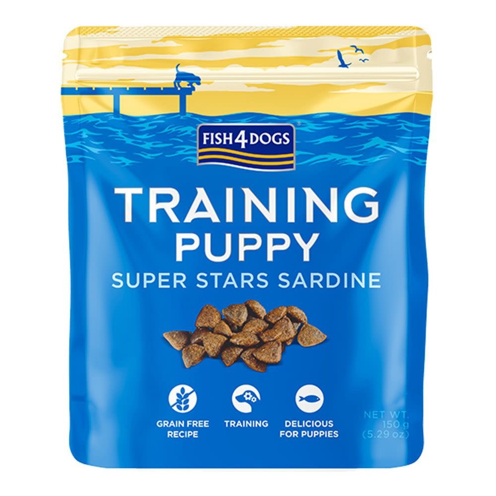 Fish4Dogs Training Puppy Superstars Sardine Dog Treats, 150g