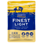 Fish4Dogs Finest Wet Dog Food Light Cod Mousse, 100g pouch