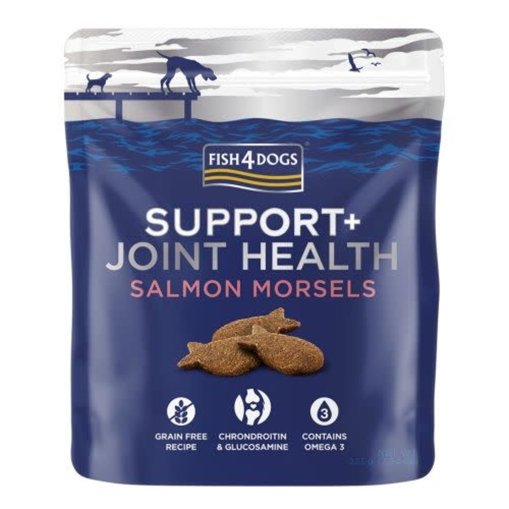 Fish4Dogs Support+ Joint Health Salmon Morsels Dog Treats, 225g
