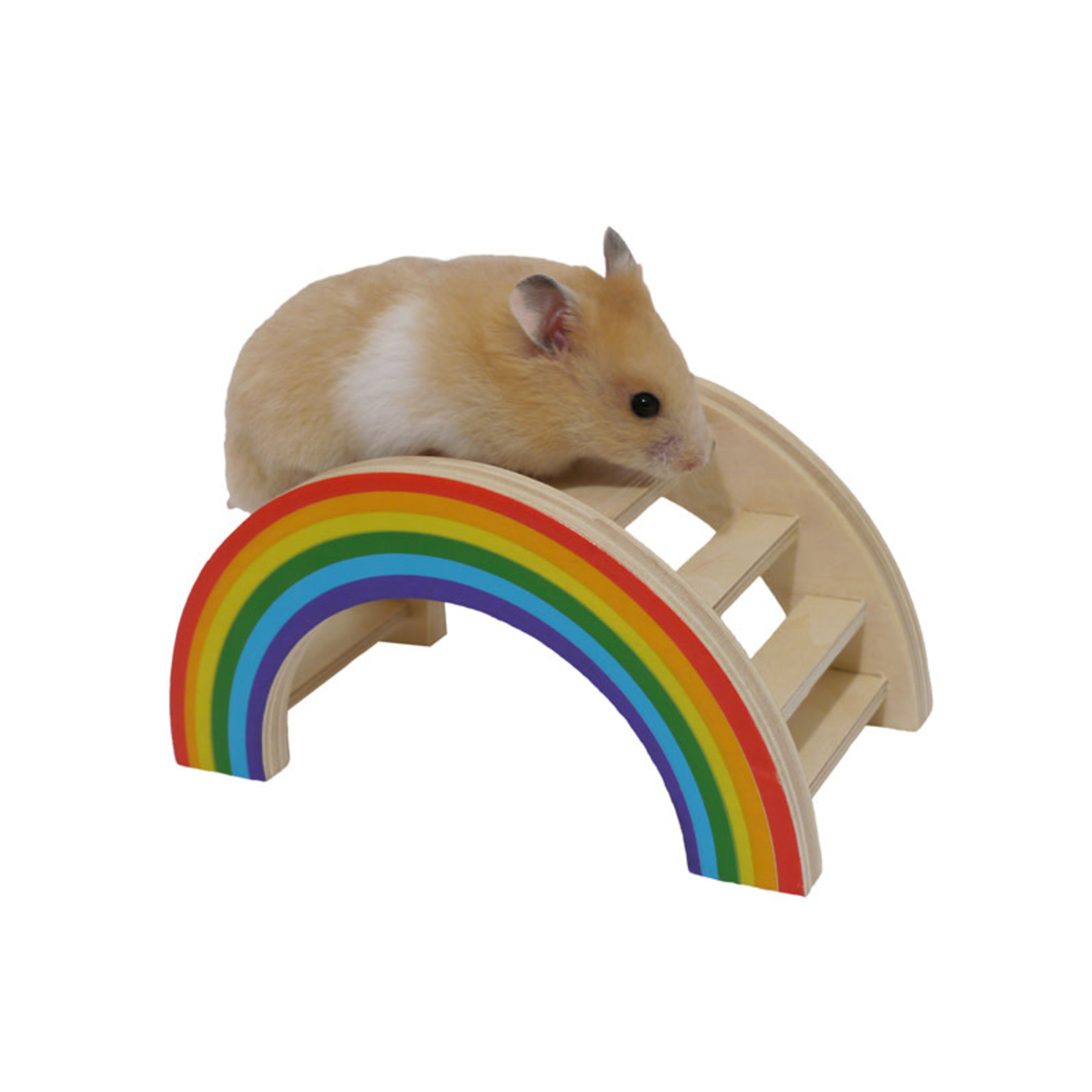 Rosewood Rainbow Play Bridge Small Animal Toy