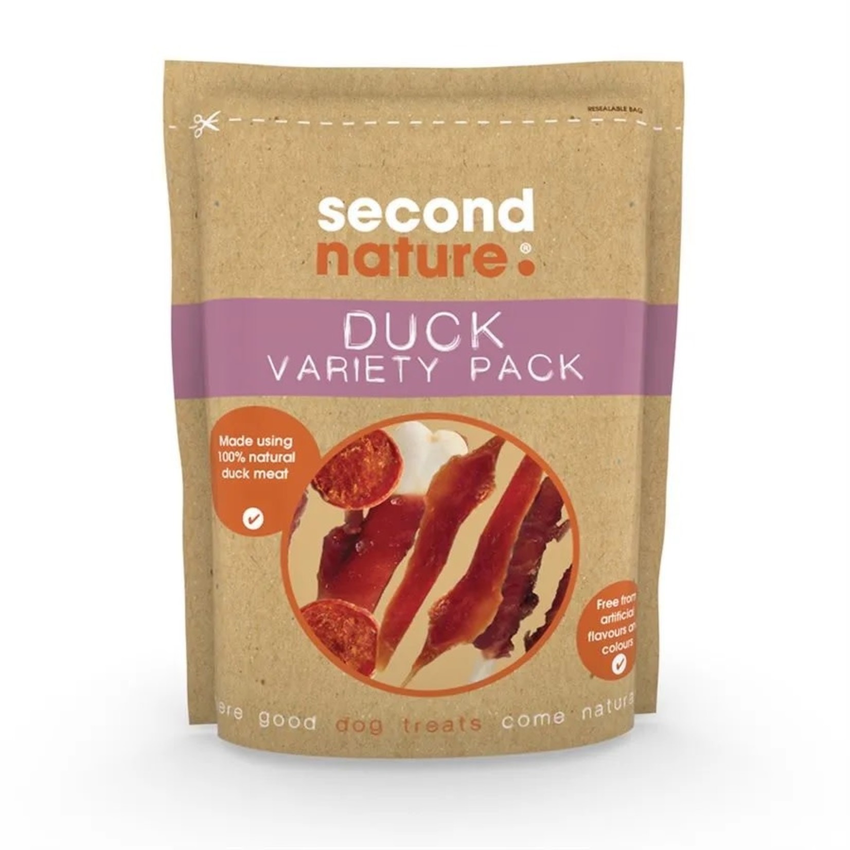 Second Nature Duck Variety Dog Treats Mega Pack, 320g