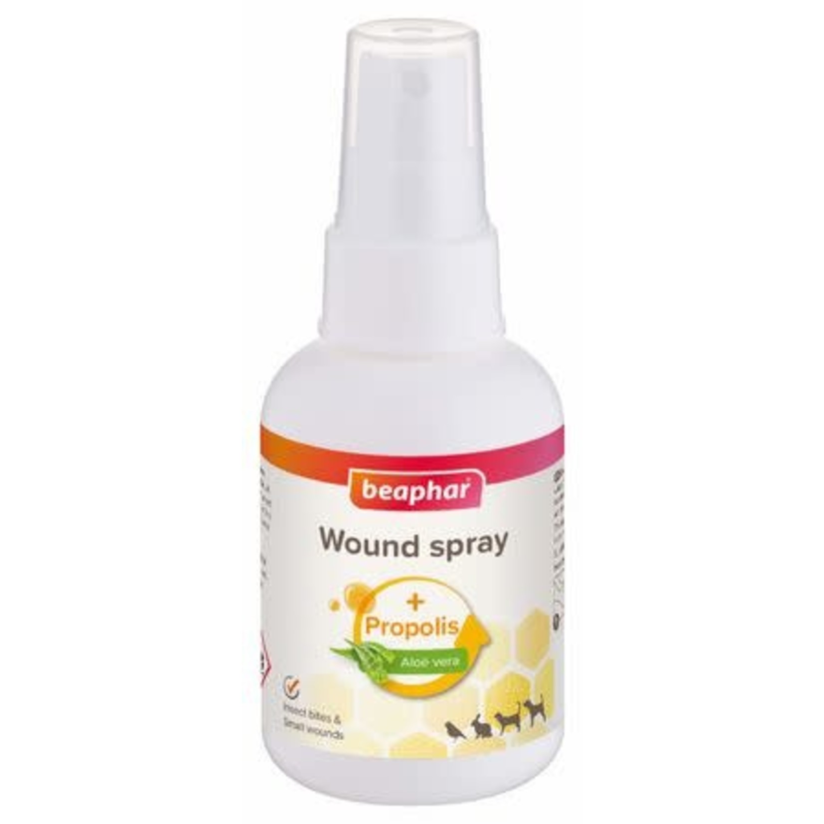 Beaphar Wound Spray with Tea Tree, Propolis & Aloe Vera for Pets, 75ml