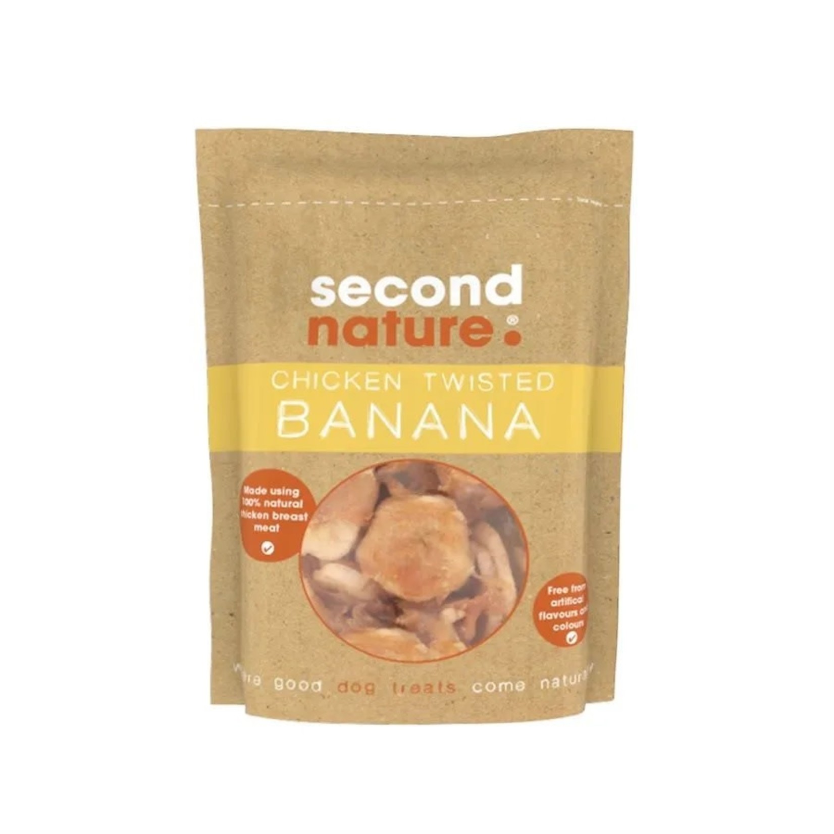 Second Nature Chicken Twisted Banana Dog Treats, 85g