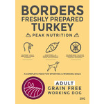 Borders Grain Free Adult Dog Food with Turkey, Sweet Potato & Cranberry