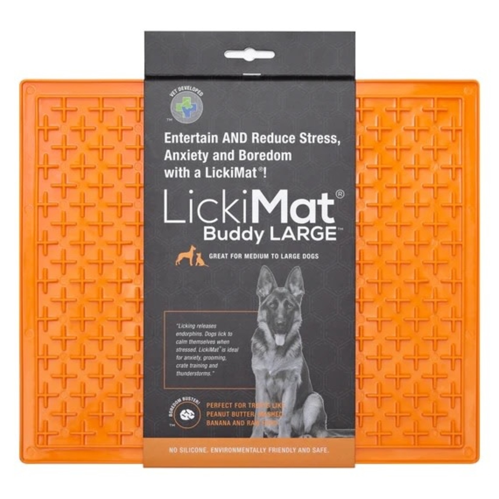 LickiMat Classic Buddy XL Slow Feeder Lick Mat for Dogs