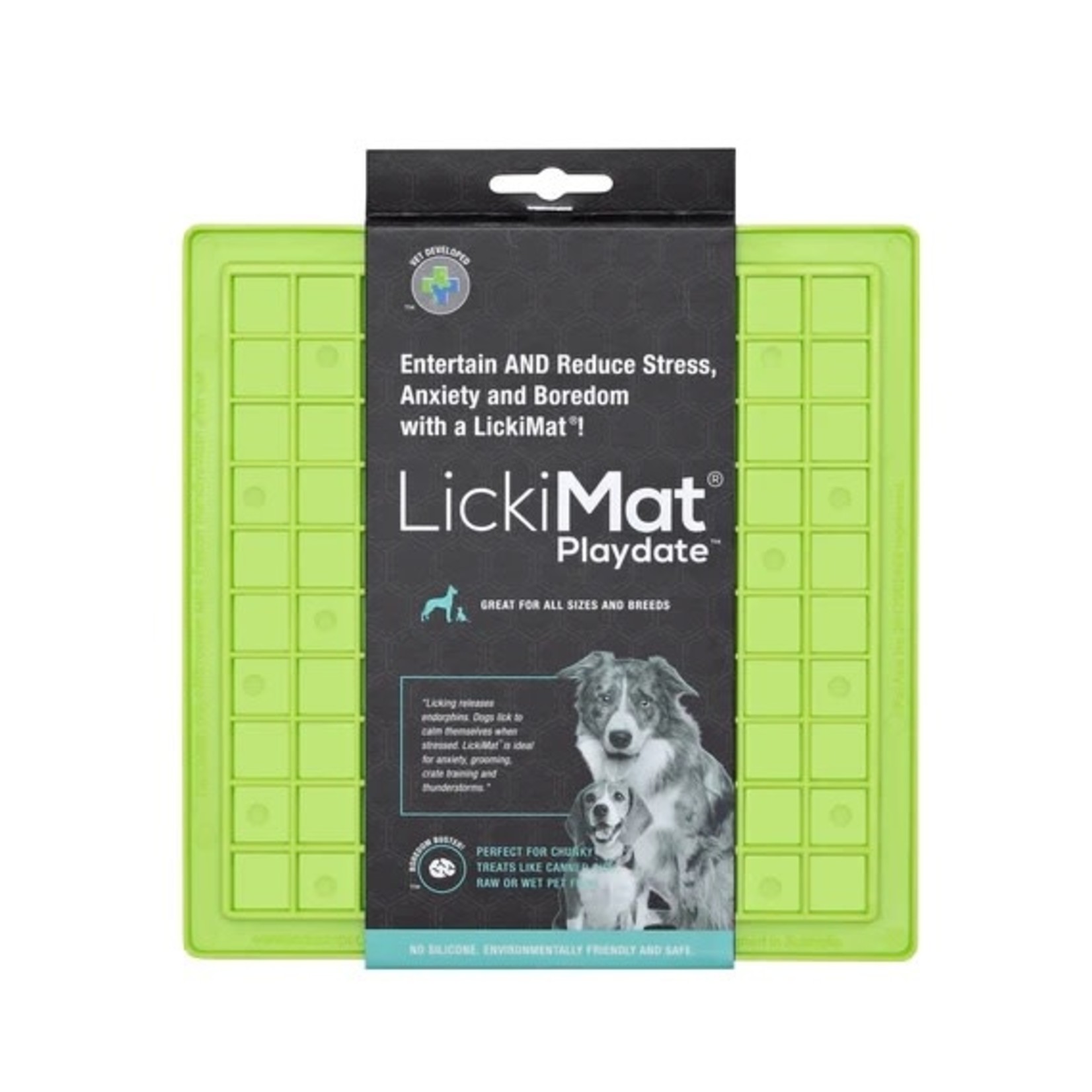 LickiMat Classic Playdate Slow Feeder Lick Mat for Dogs