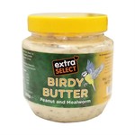 Extra Select Birdy Butter Peanut and Mealworm Wild Bird Food Treat, 350g