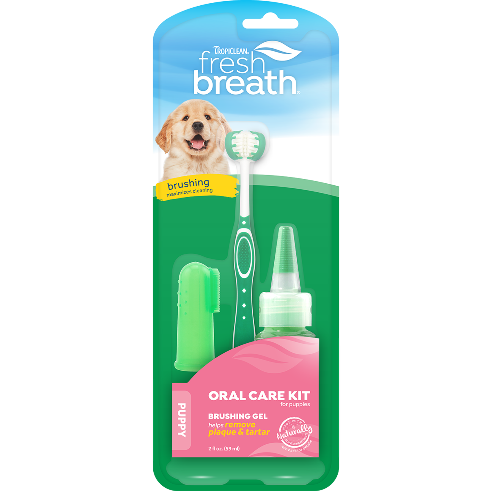 TropiClean Fresh Breath Puppy Oral Care Kit, 59ml