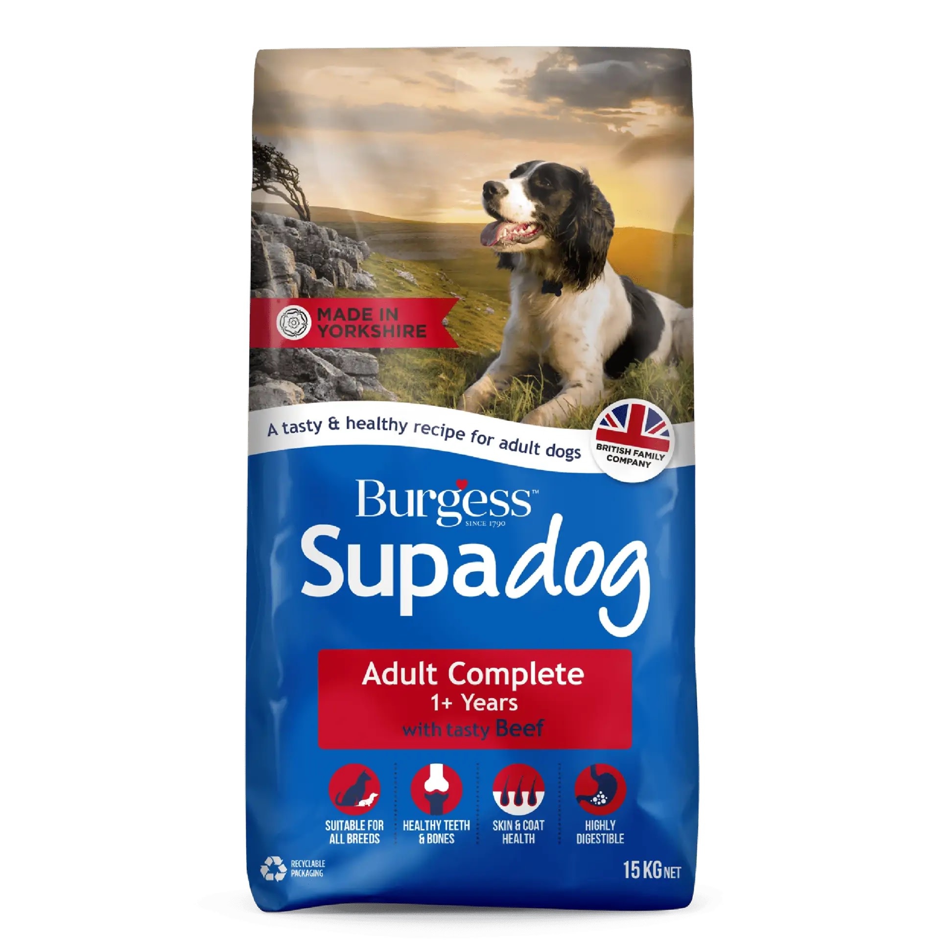 Supadog Adult Dog Food, Beef Pet Care By Post
