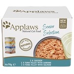 Applaws Cat Wet Food Senior Multipack, 6 x 70g