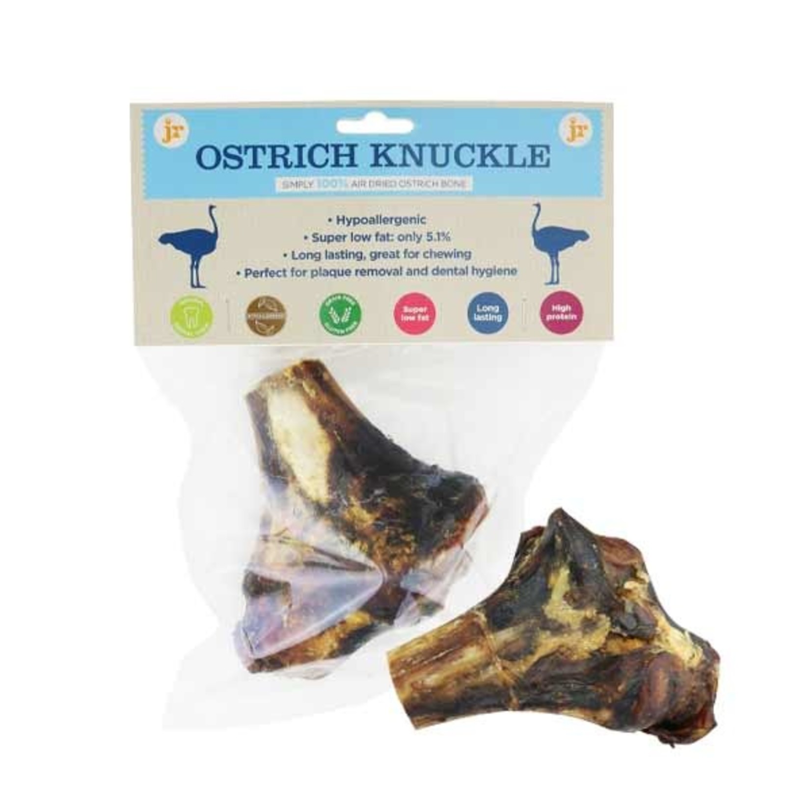 jr pet products Ostrich Knuckle Bone Dog Treat