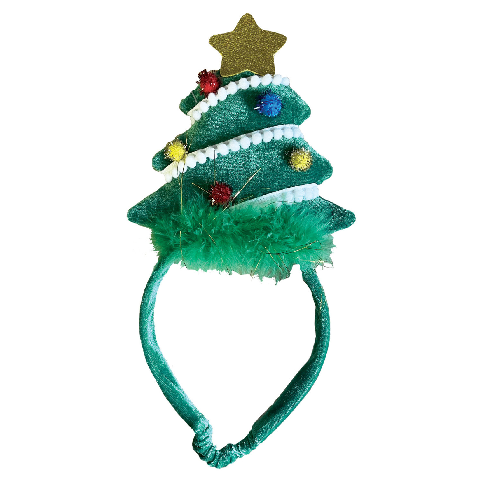 Happy Pet Christmas Tree Headband Small-Medium