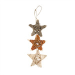 Rosewood Christmas Woven Star Trio Small Animal Toy