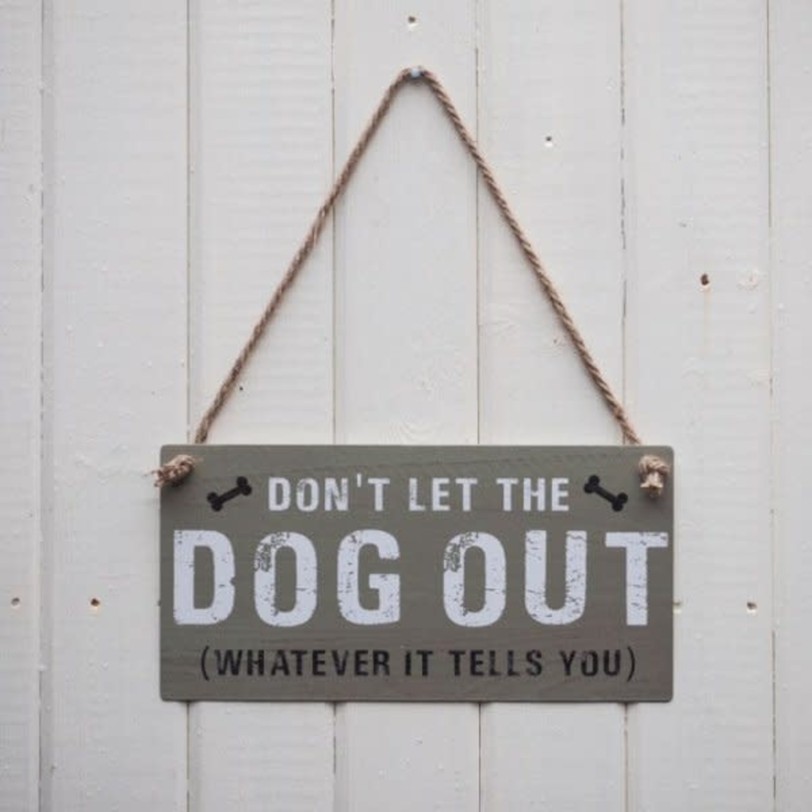 Zöon Don't Let the Dog Out Pet Sign, 30 x 15cm