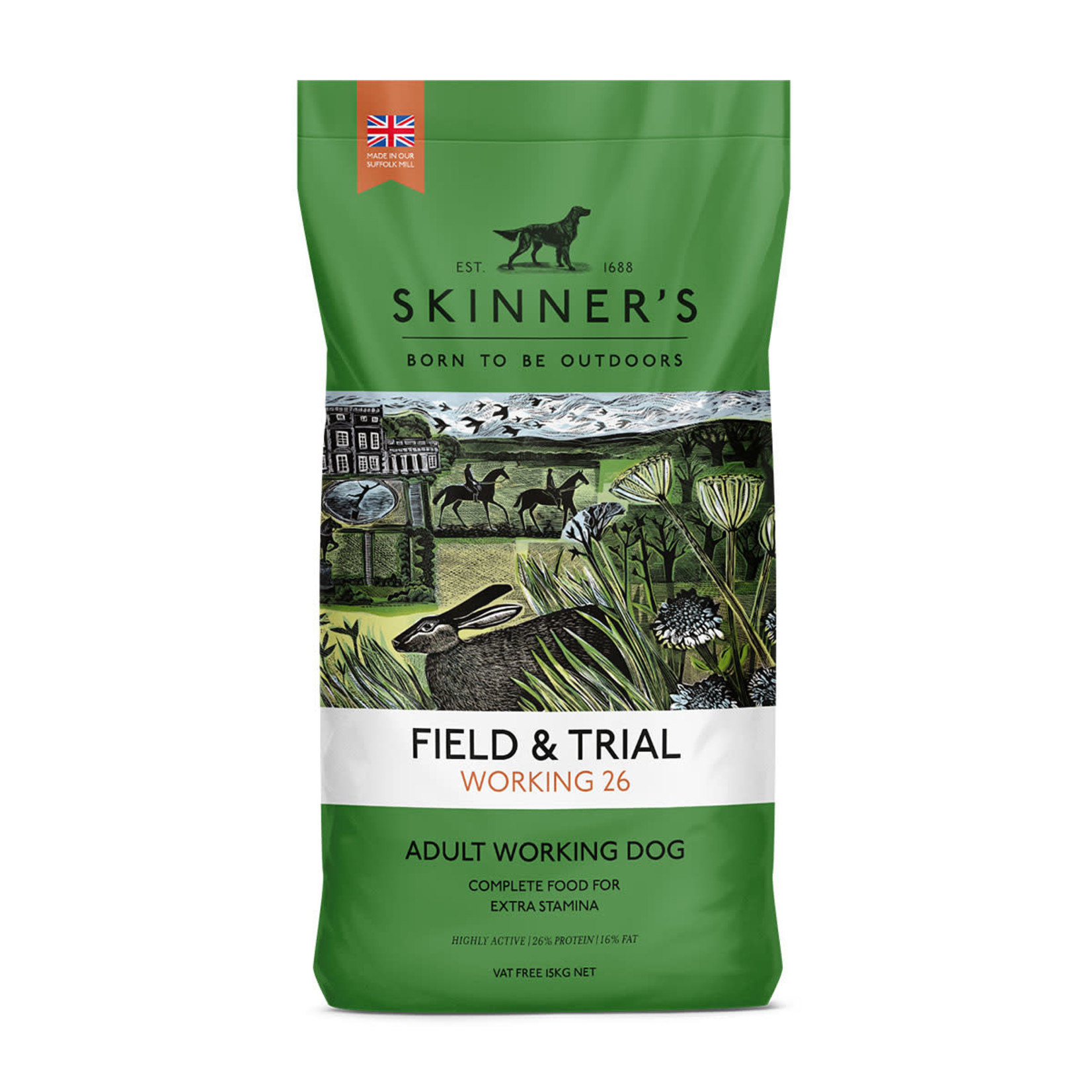 Skinners Field & Trial Working 26 Adult Dog Dry Food, 15kg