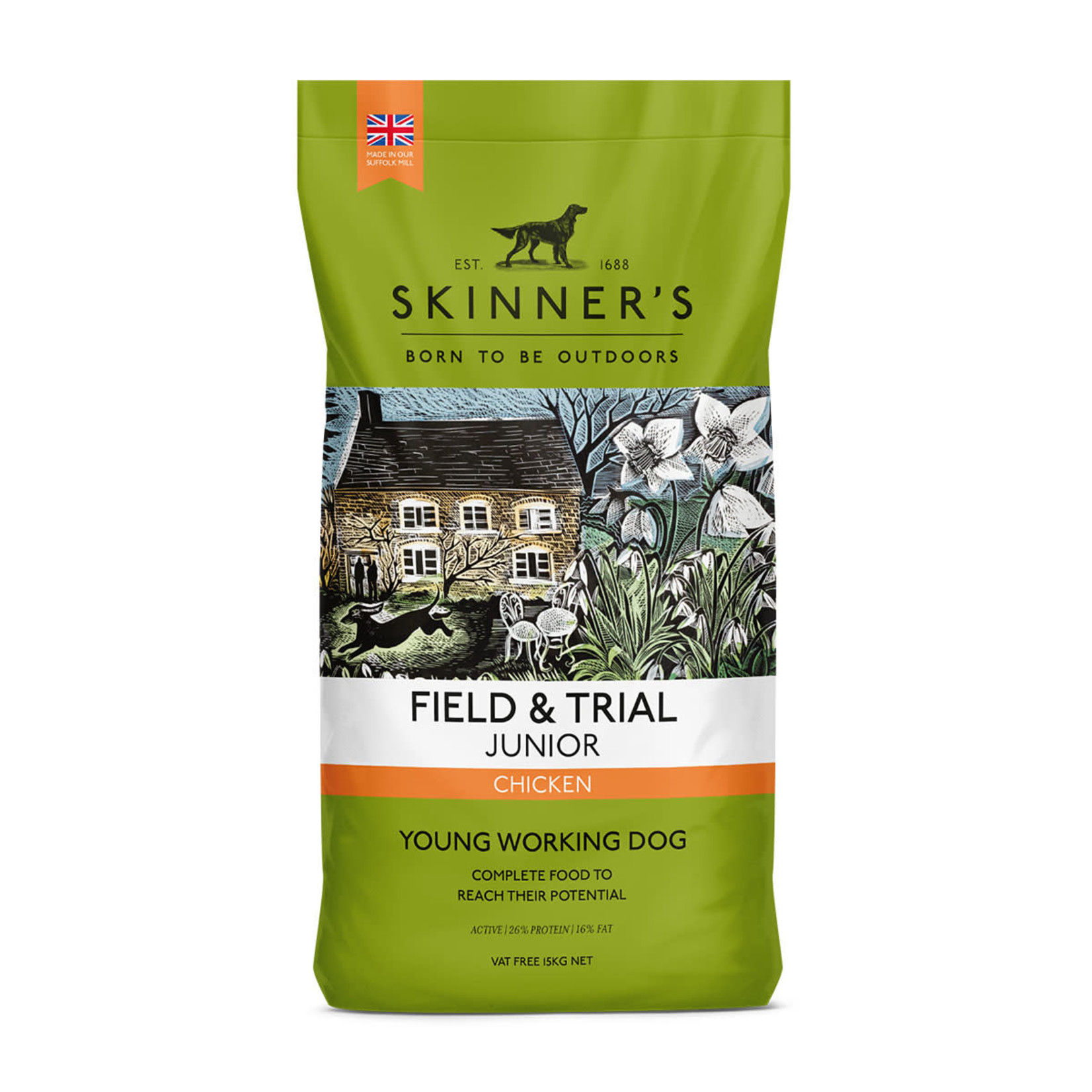 Skinners Field & Trial Junior Dog Dry Food, Chicken