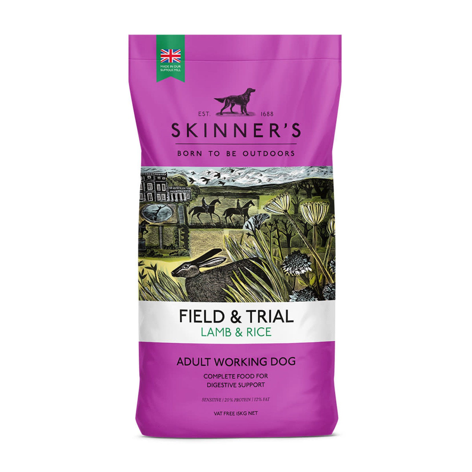 Skinners Field & Trial Lamb & Rice Adult Dog Dry Food