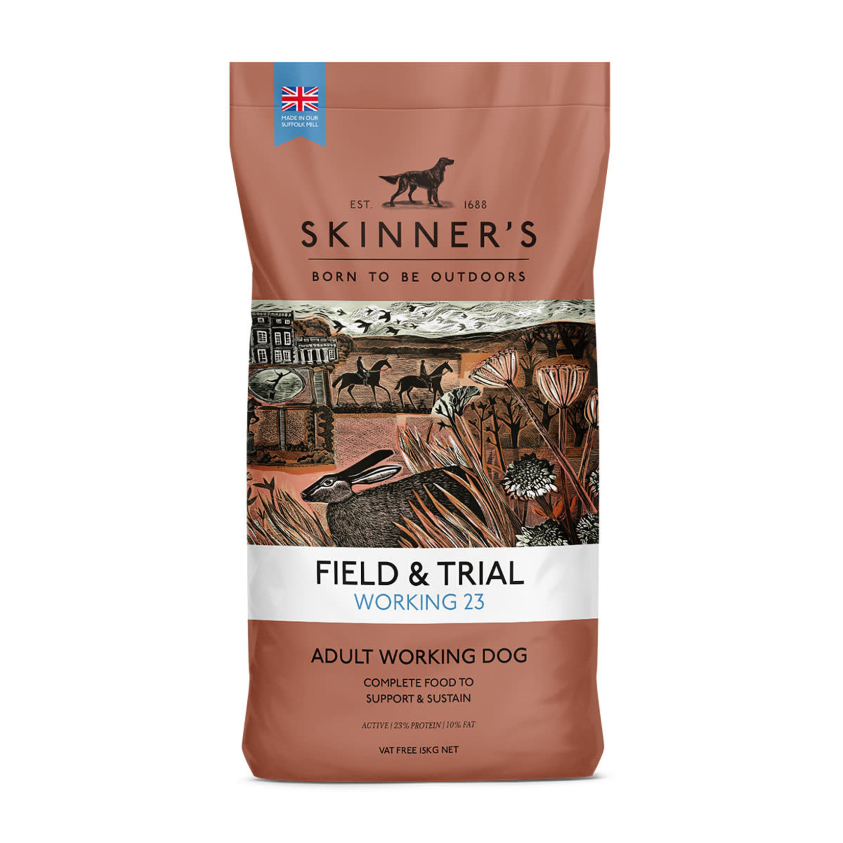 Skinners Field & Trial Working 23 Dog Dry Food, 15kg