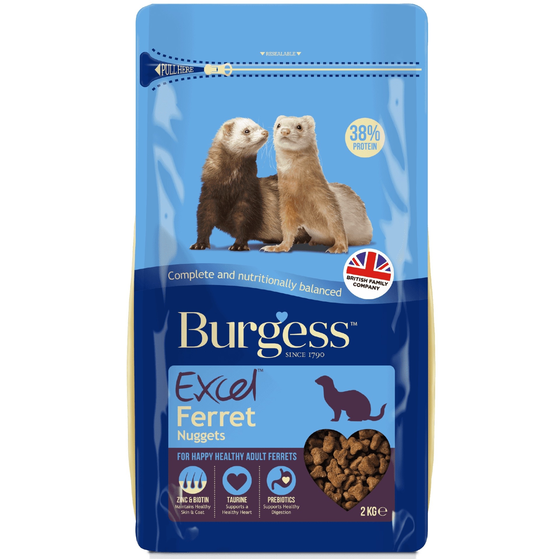 Excel Ferret Food Nuggets 2kg