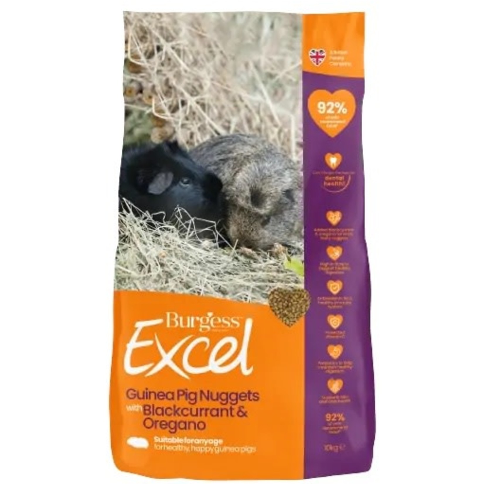 Burgess Excel Guinea Pig Food, Blackcurrant & Oregano