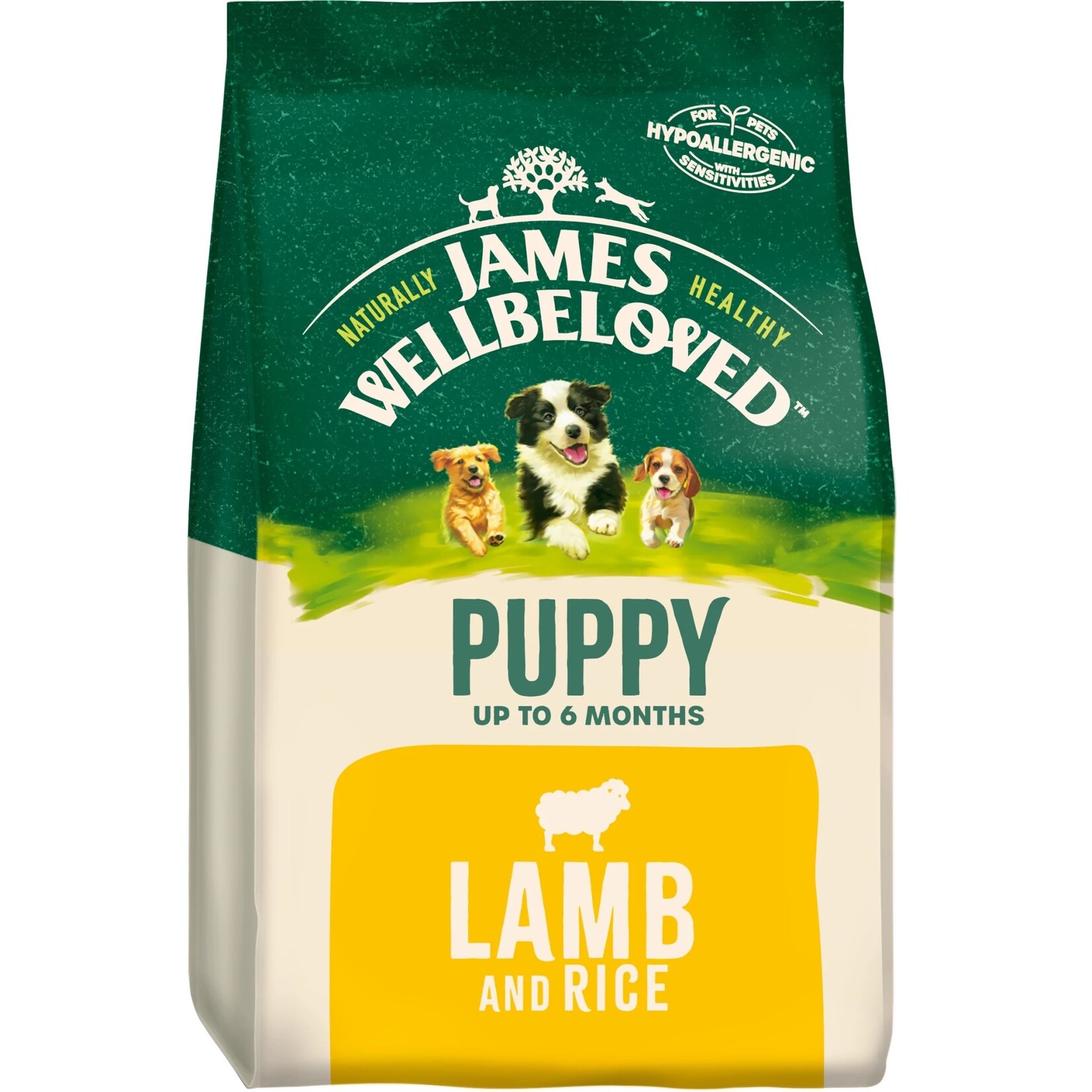 James Wellbeloved Puppy Dog Dry Food, Lamb & Rice