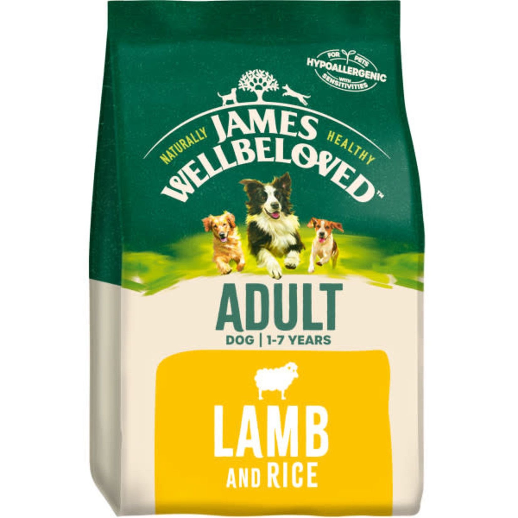 James Wellbeloved Adult Dog Dry Food, Lamb and Rice