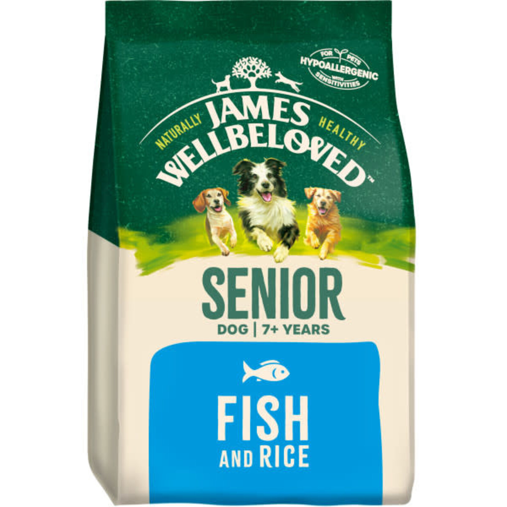 James Wellbeloved Senior Dog Dry Food, Fish & Rice