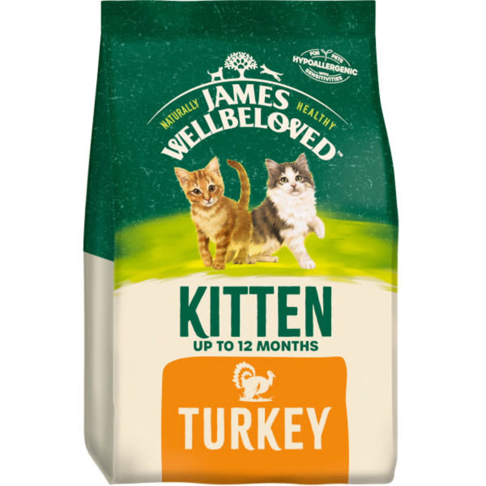 James Wellbeloved Kitten Dry Food, Turkey & Rice