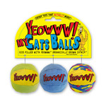 Rosewood Yeowww! Catnip Cat Balls Cat Toy, 3 pack