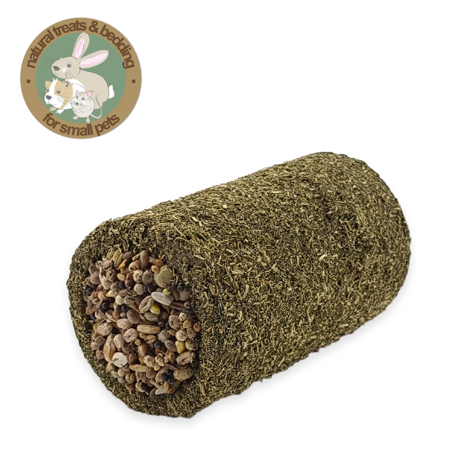 Ancol Naturespaws Alfalfa Tunnel with Herbs & Seeds Small Animal Gnaw Toy