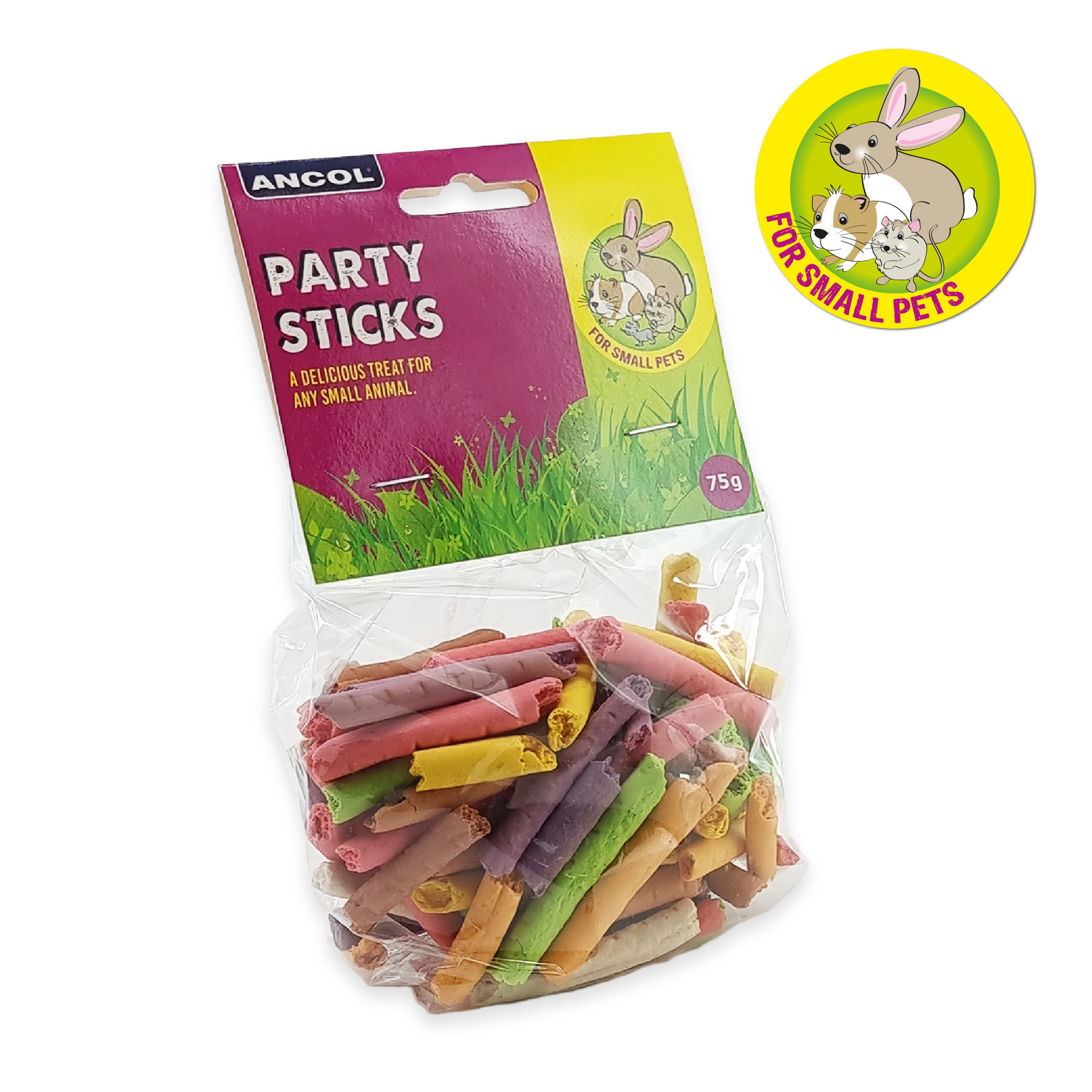 Ancol Party Sticks Small Animal Treats, 75g