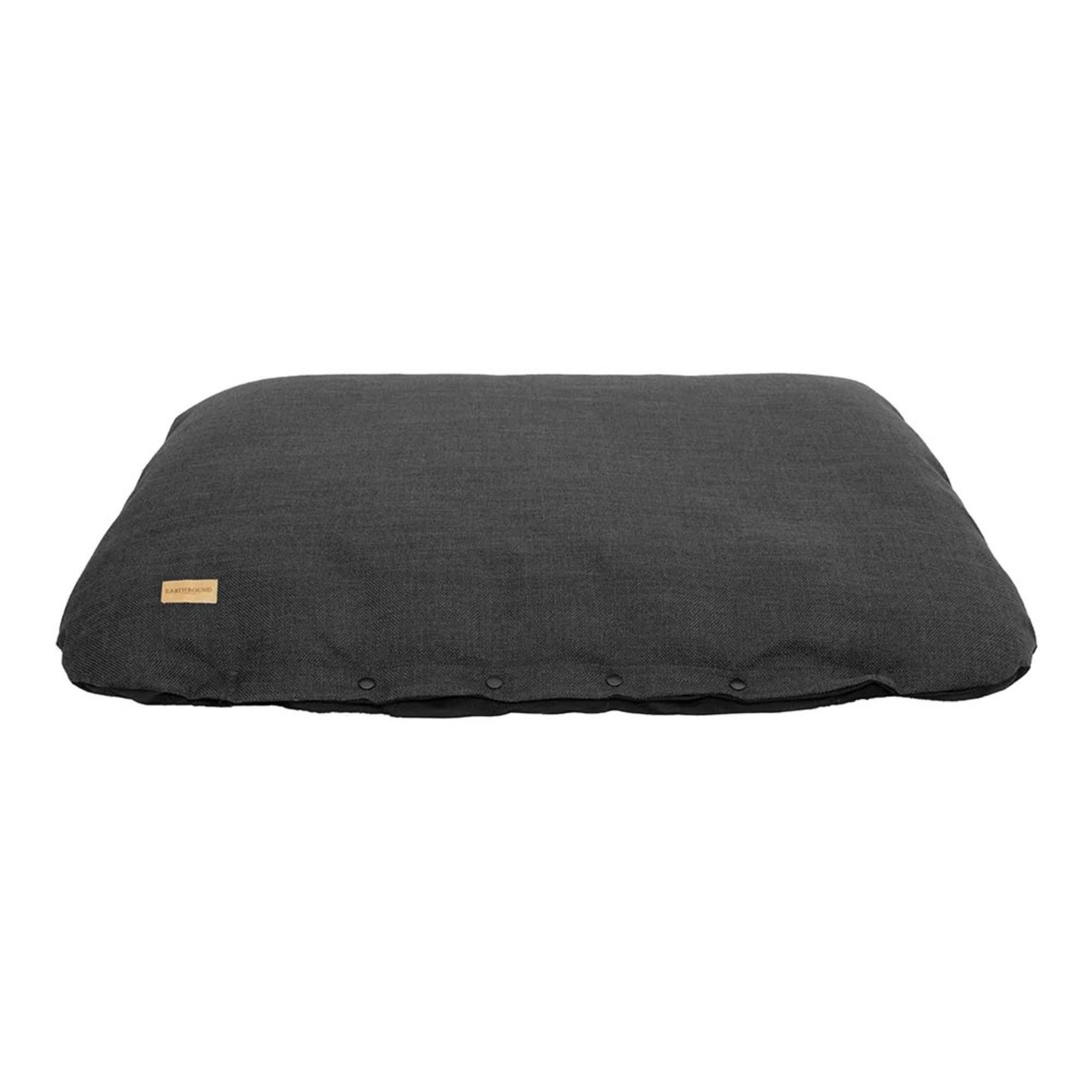 Earthbound Flat Weaved Pet Cushion in Charcoal