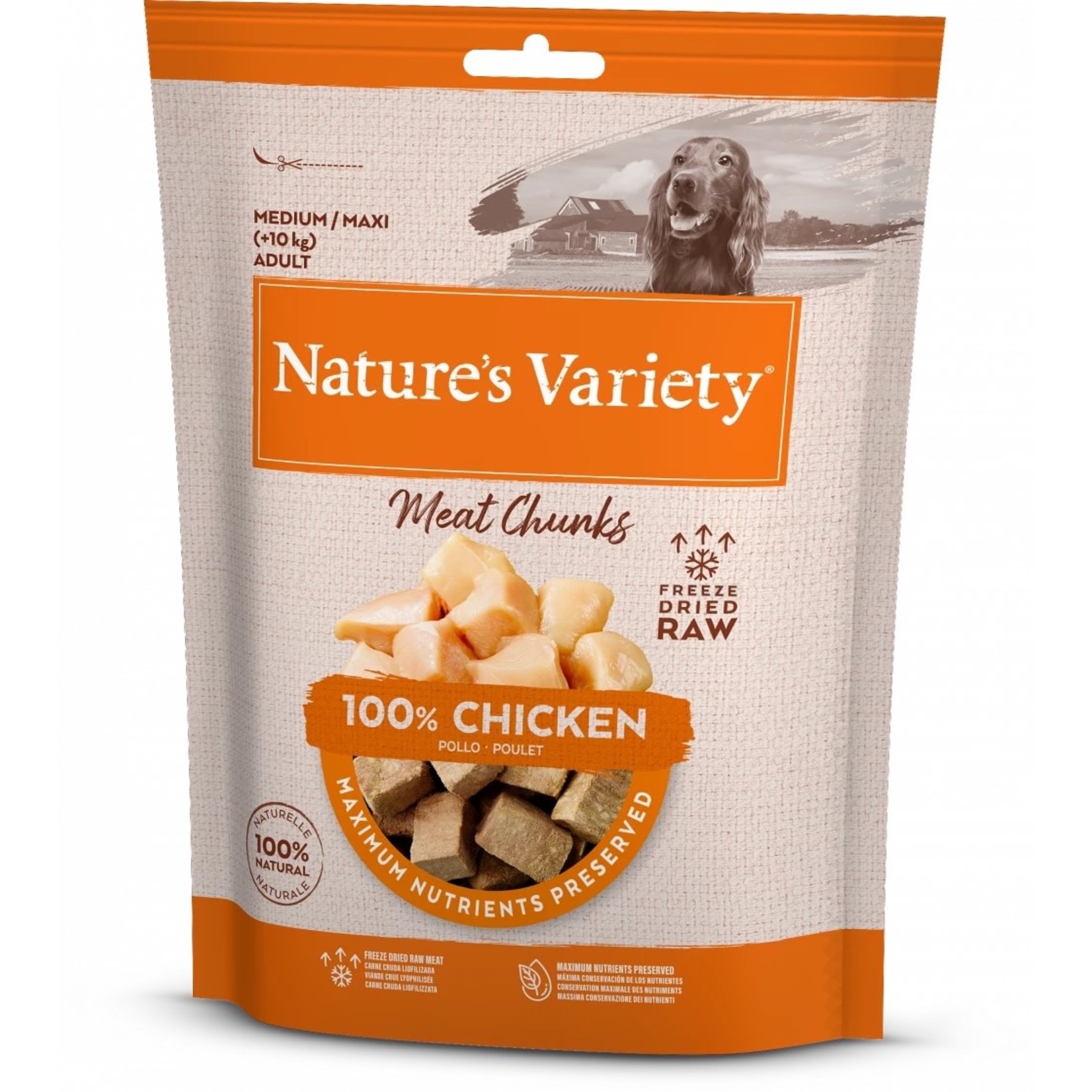 natures menu Nature's Variety Dog Food Freeze-Dried Meat Chunks, 50g