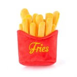 Play American Classic French Fries Plush Squeaker Dog Toy